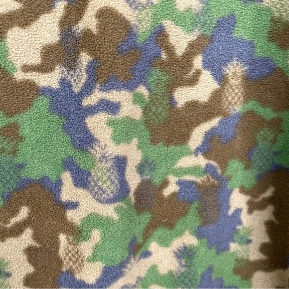 Chubbies Reversible Camouflage Pineapple Fleece Jacket Coat Green Large - Picture 10 of 15